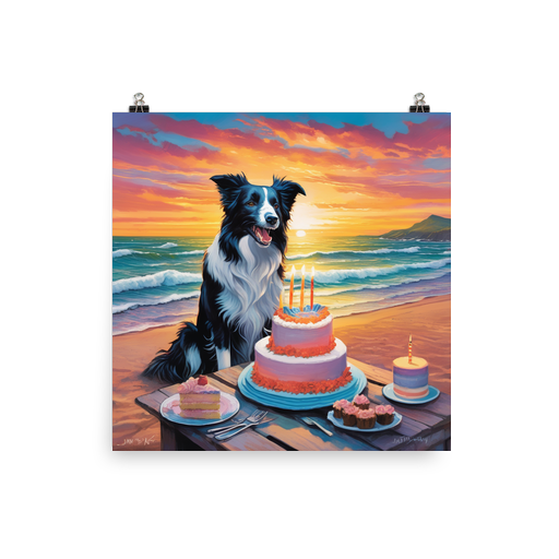 PugMug Custom Border Collie Poster