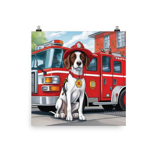 PugMug Custom Pointer Dog Poster