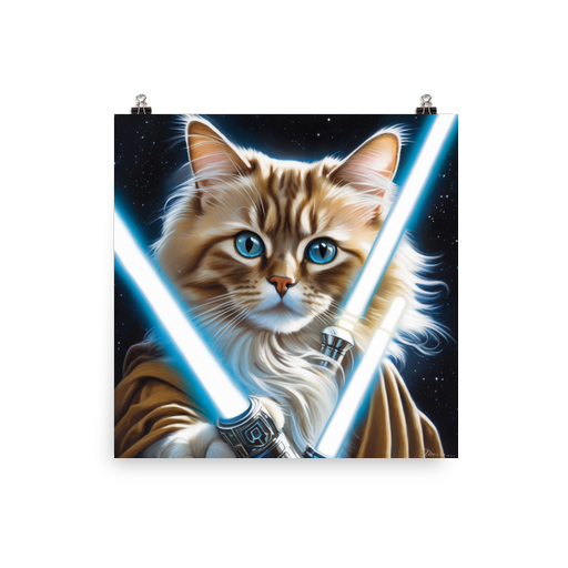 PugMug Custom Tabby Ragdoll Cat Poster