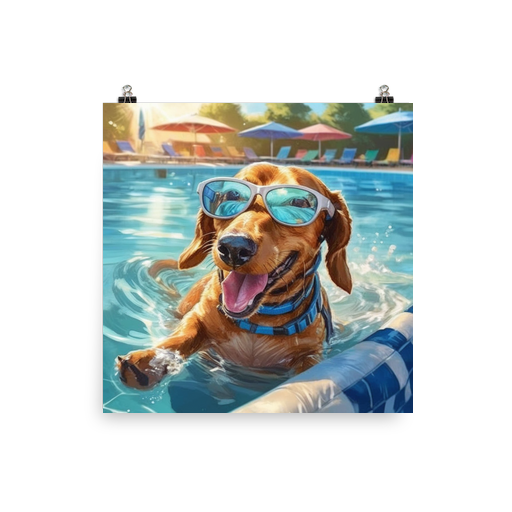 PugMug Custom Rex Poster