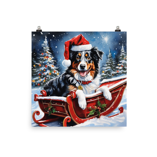 PugMug Custom Australian Shepherd Dog Poster