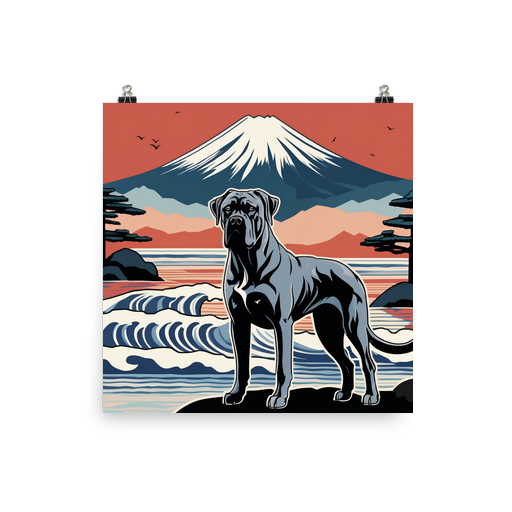 PugMug Custom Cane Corso Poster