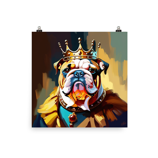 PugMug Custom Bulldog Poster