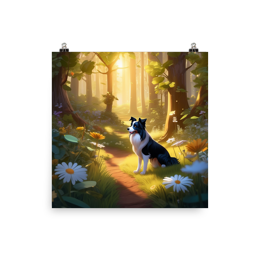 PugMug Custom Border Collie Poster