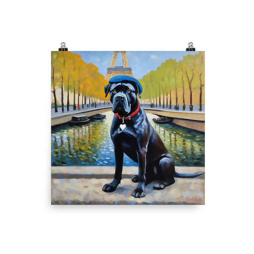 PugMug Custom Cane Corso Poster