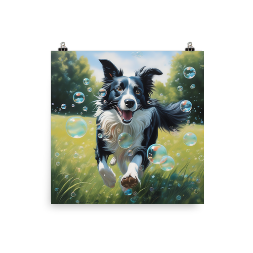 PugMug Custom Border Collie Poster