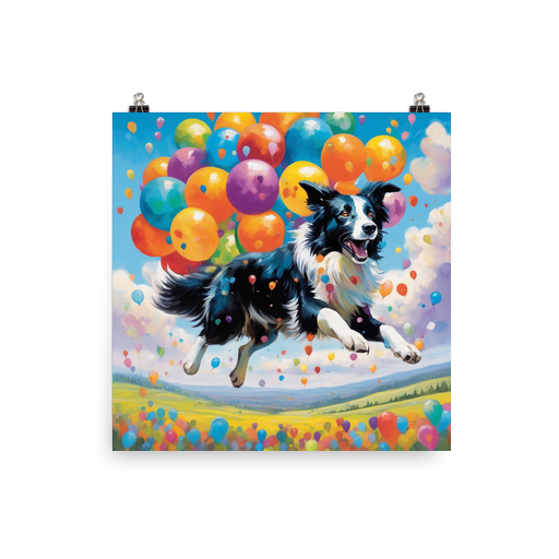 PugMug Custom Border Collie Poster
