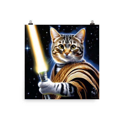 PugMug Custom Tabby American Shorthair Cat Poster