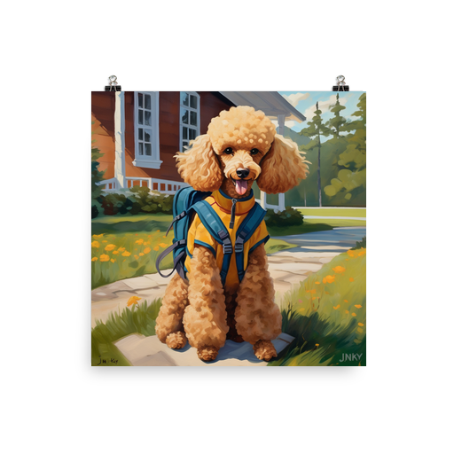 PugMug Custom Tan Poodle Poster