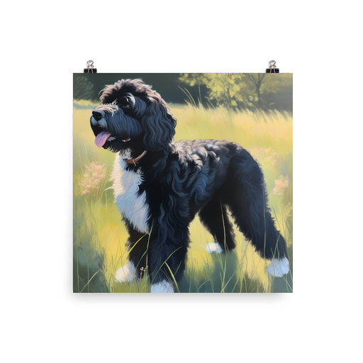 PugMug Custom Portuguese Water Dog Poster