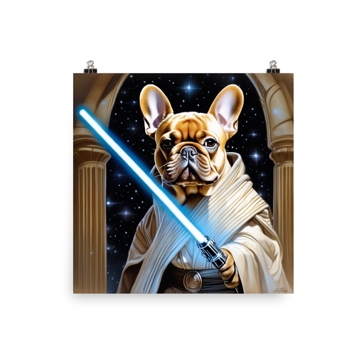 PugMug Custom Tan French Bulldog Poster