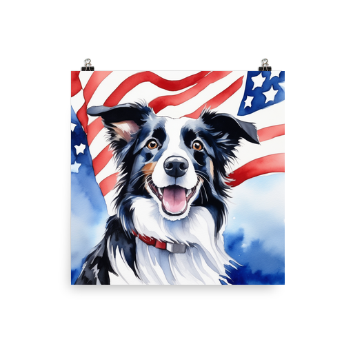 PugMug Custom Border Collie Poster