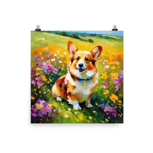 PugMug Custom Pembroke Welsh Corgi Poster