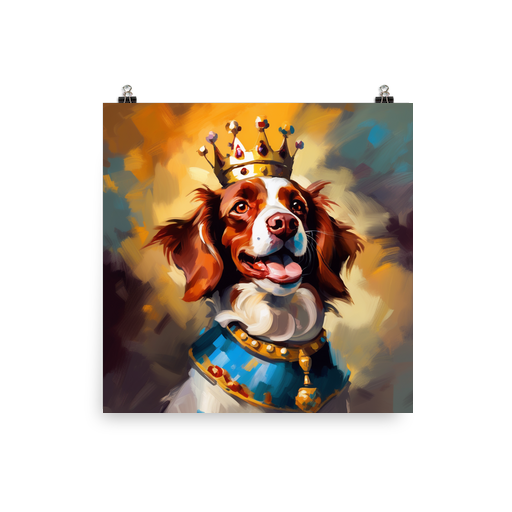 PugMug Custom Brittany Dog Poster