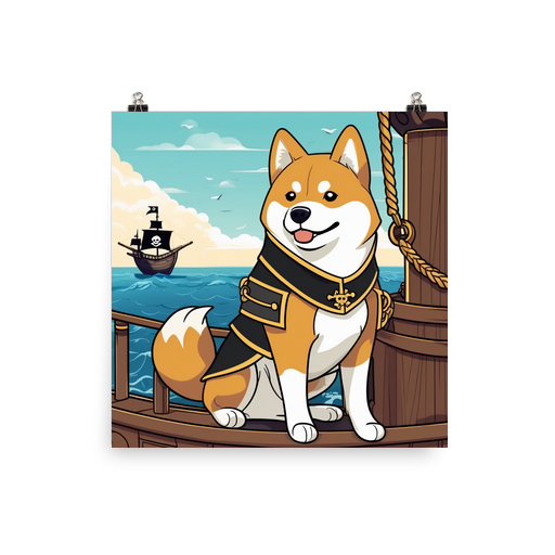 PugMug Custom Shiba Inu Poster