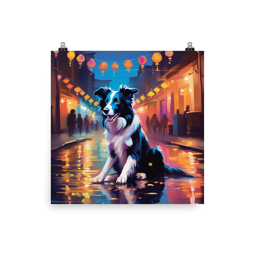 PugMug Custom Border Collie Poster