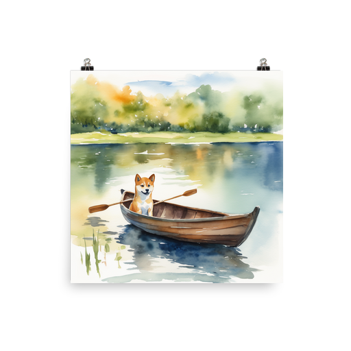 PugMug Custom Shiba Inu Poster