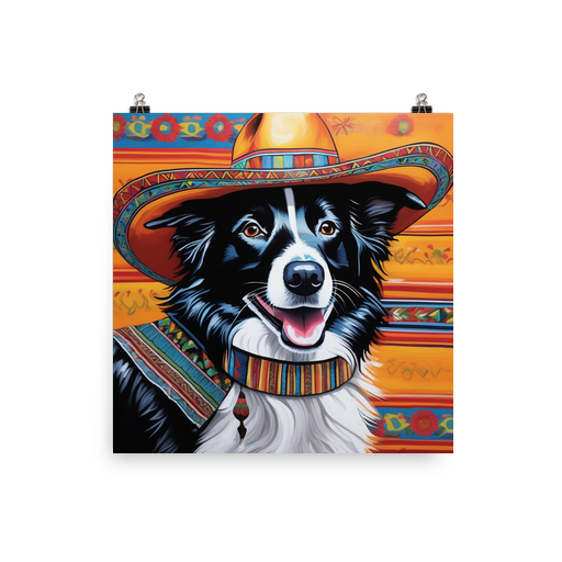 PugMug Custom Border Collie Poster