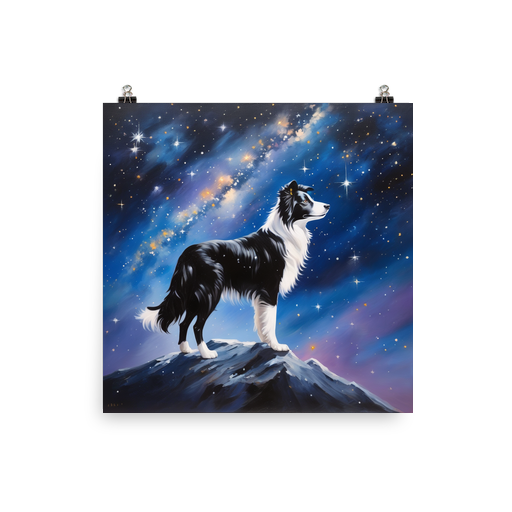 PugMug Custom Border Collie Poster