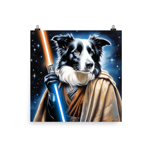 PugMug Custom Border Collie Poster