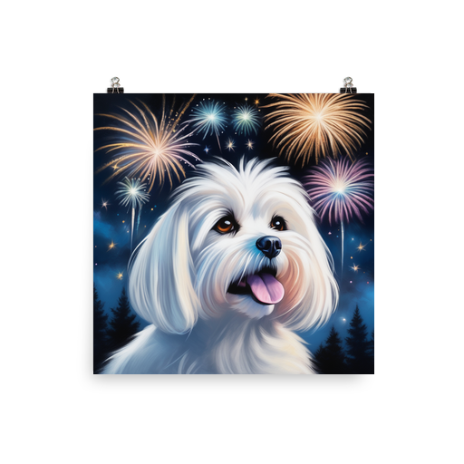 PugMug Custom Maltese Dog Poster