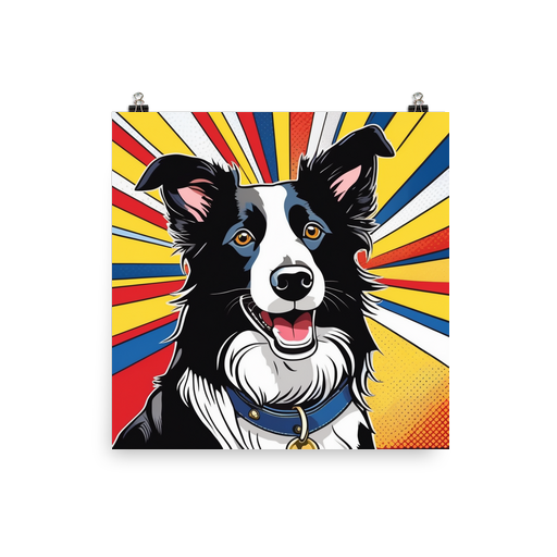 PugMug Custom Border Collie Poster