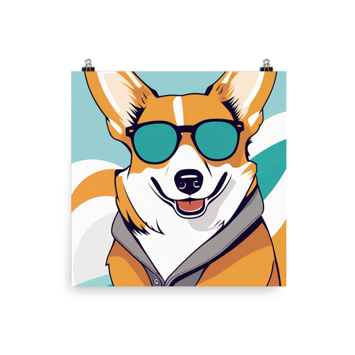 PugMug Custom Pembroke Welsh Corgi Poster