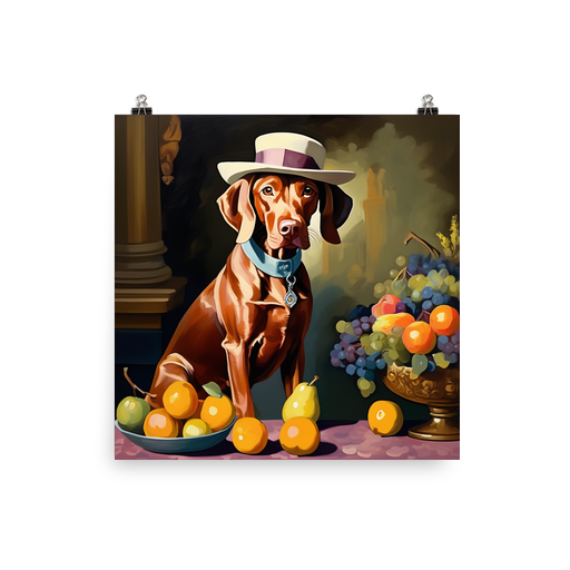 PugMug Custom Vizsla Poster