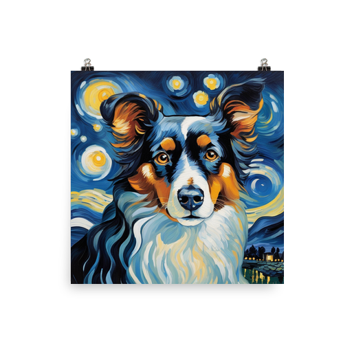 PugMug Custom Miniature American Shepherd Poster