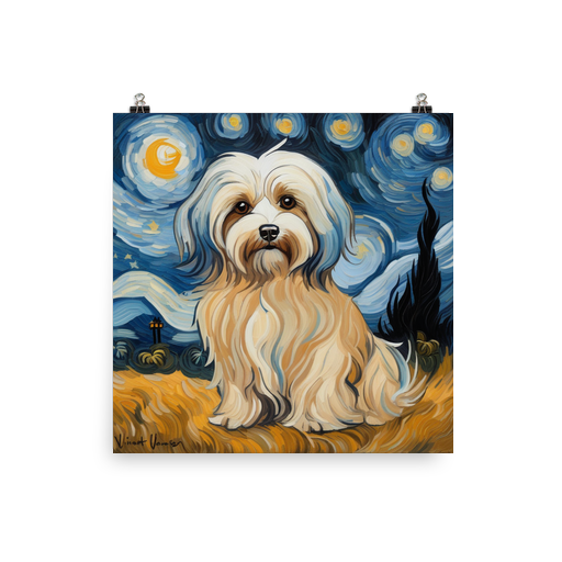 PugMug Custom Tan Havanese Dog Poster