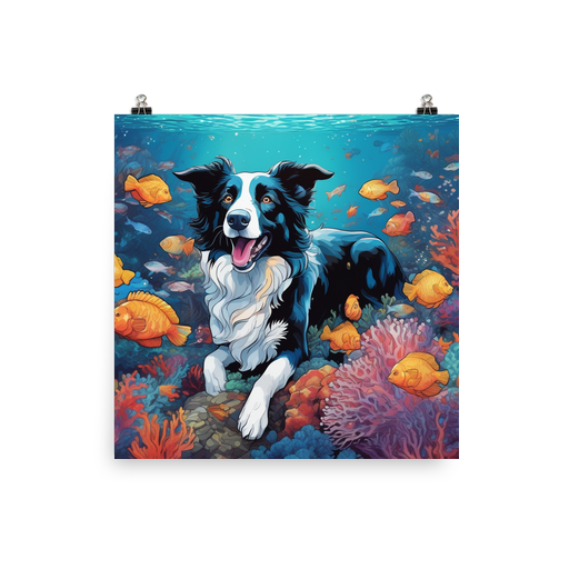 PugMug Custom Border Collie Poster