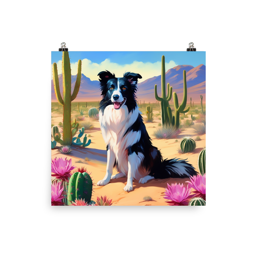 PugMug Custom Border Collie Poster