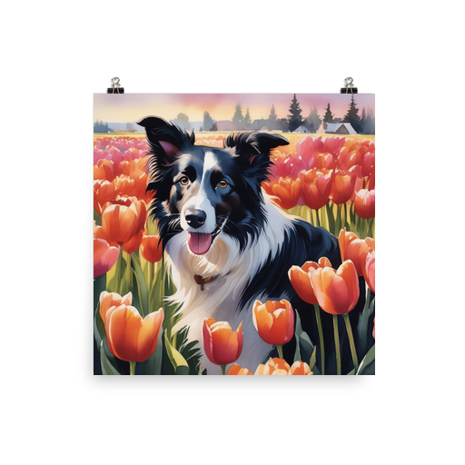 PugMug Custom Border Collie Poster