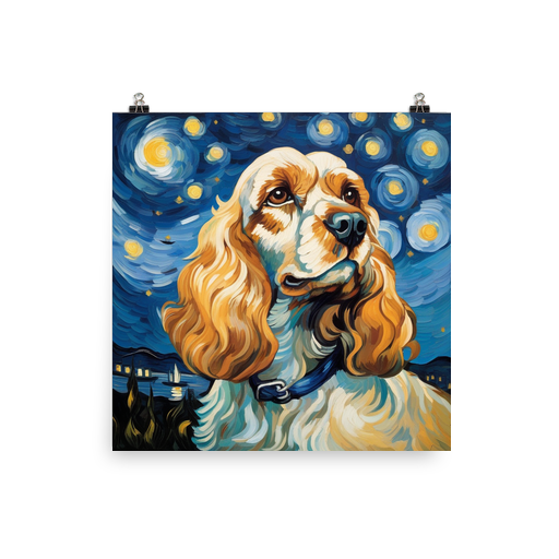 PugMug Custom Cocker Spaniel Poster