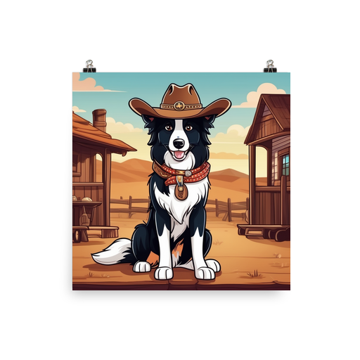 PugMug Custom Border Collie Poster