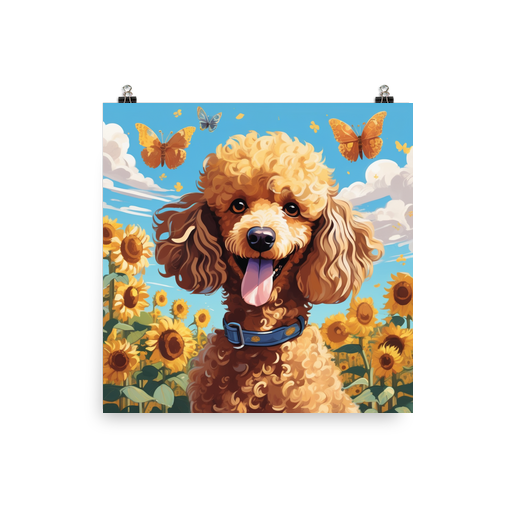 PugMug Custom Tan Poodle Poster