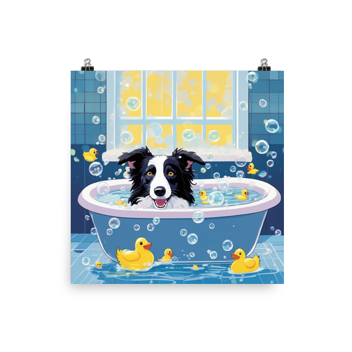 PugMug Custom Border Collie Poster