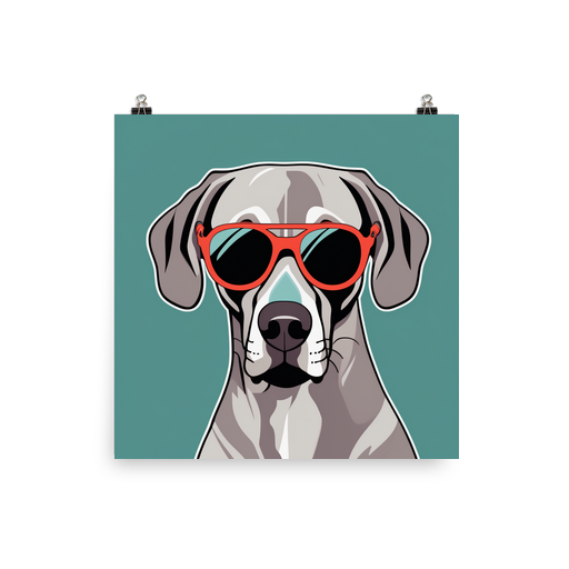 PugMug Custom Weimaraner Poster