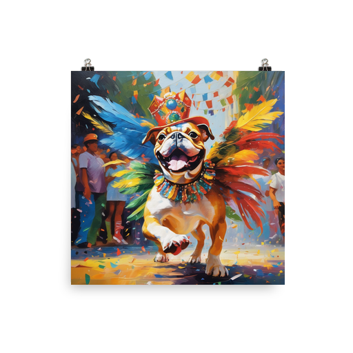 PugMug Custom Bulldog Poster