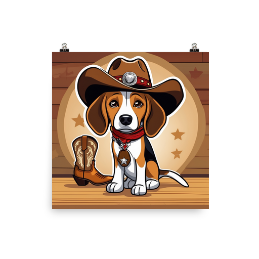 PugMug Custom Beagle Poster