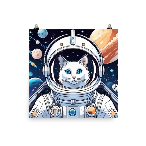 PugMug Custom White Ragdoll Cat Poster