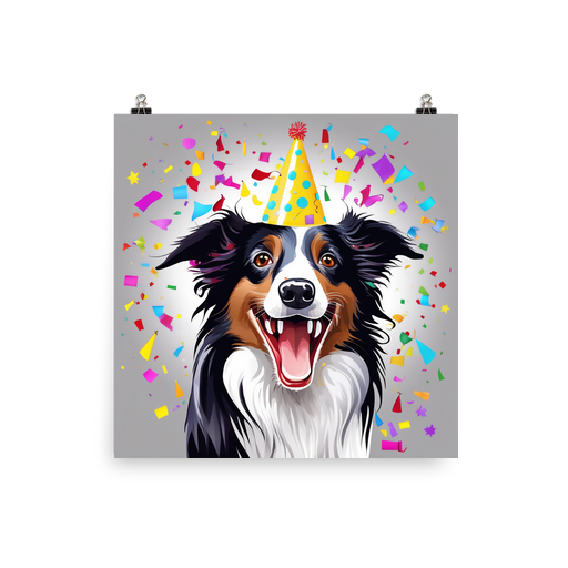 PugMug Custom Border Collie Poster