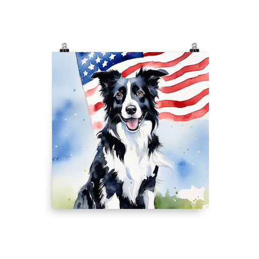 PugMug Custom Border Collie Poster
