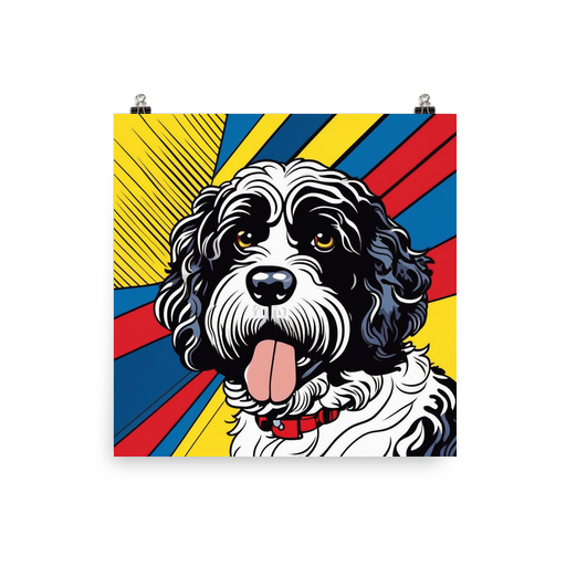PugMug Custom Portuguese Water Dog Poster