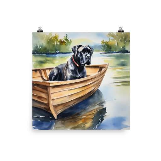 PugMug Custom Cane Corso Poster