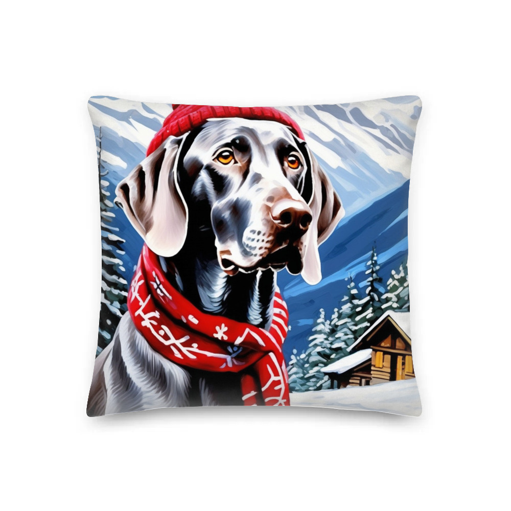 PugMug Custom Weimaraner Premium Pillow