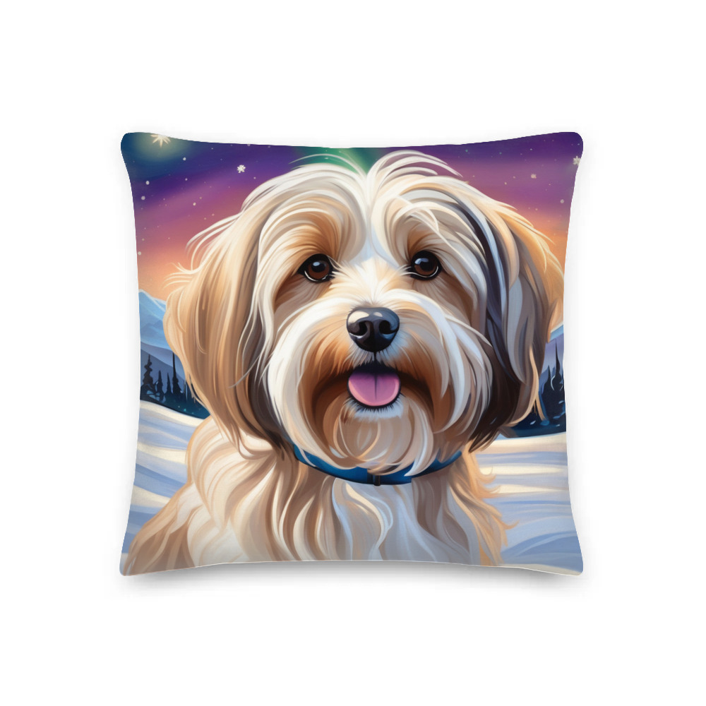 PugMug Custom Tan Havanese Dog Premium Pillow
