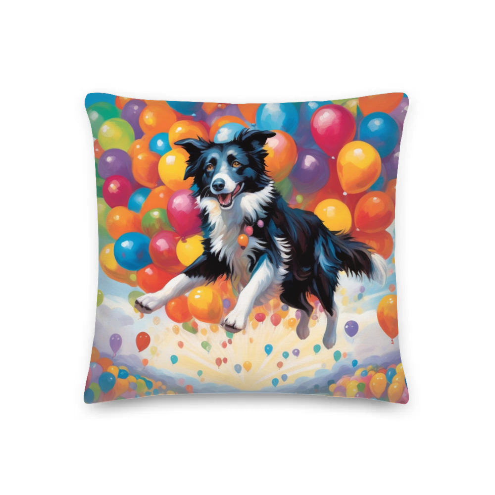 PugMug Custom Border Collie Premium Pillow
