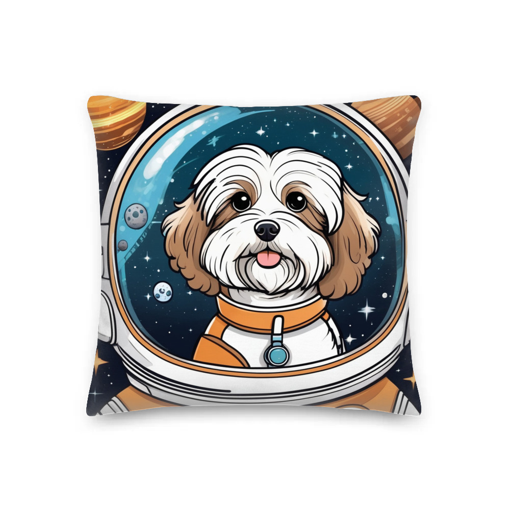 PugMug Custom Tan Havanese Dog Premium Pillow