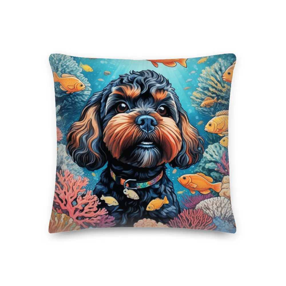 PugMug Custom Lily Premium Pillow